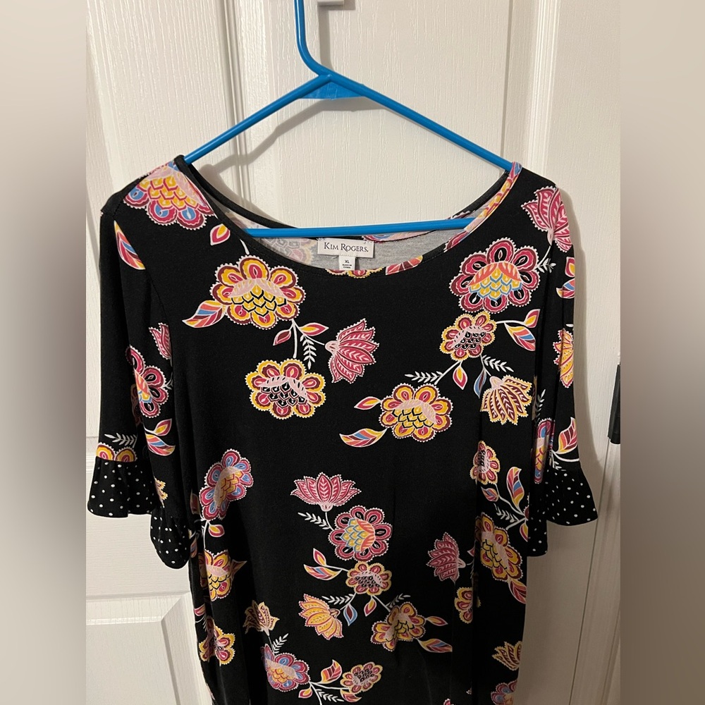 Kim Rogers Floral Top